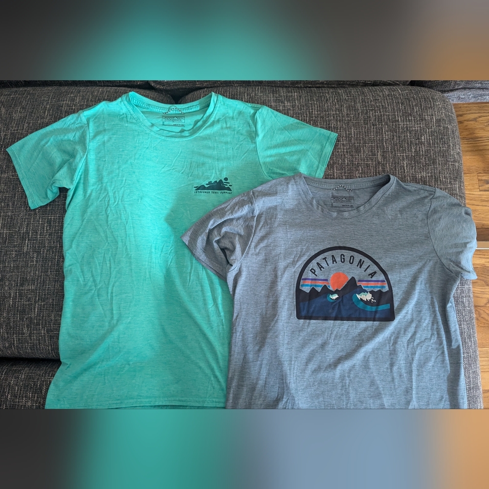 Lot of Patagonia Women's Capilene® Cool Daily Shirts, Size S Small